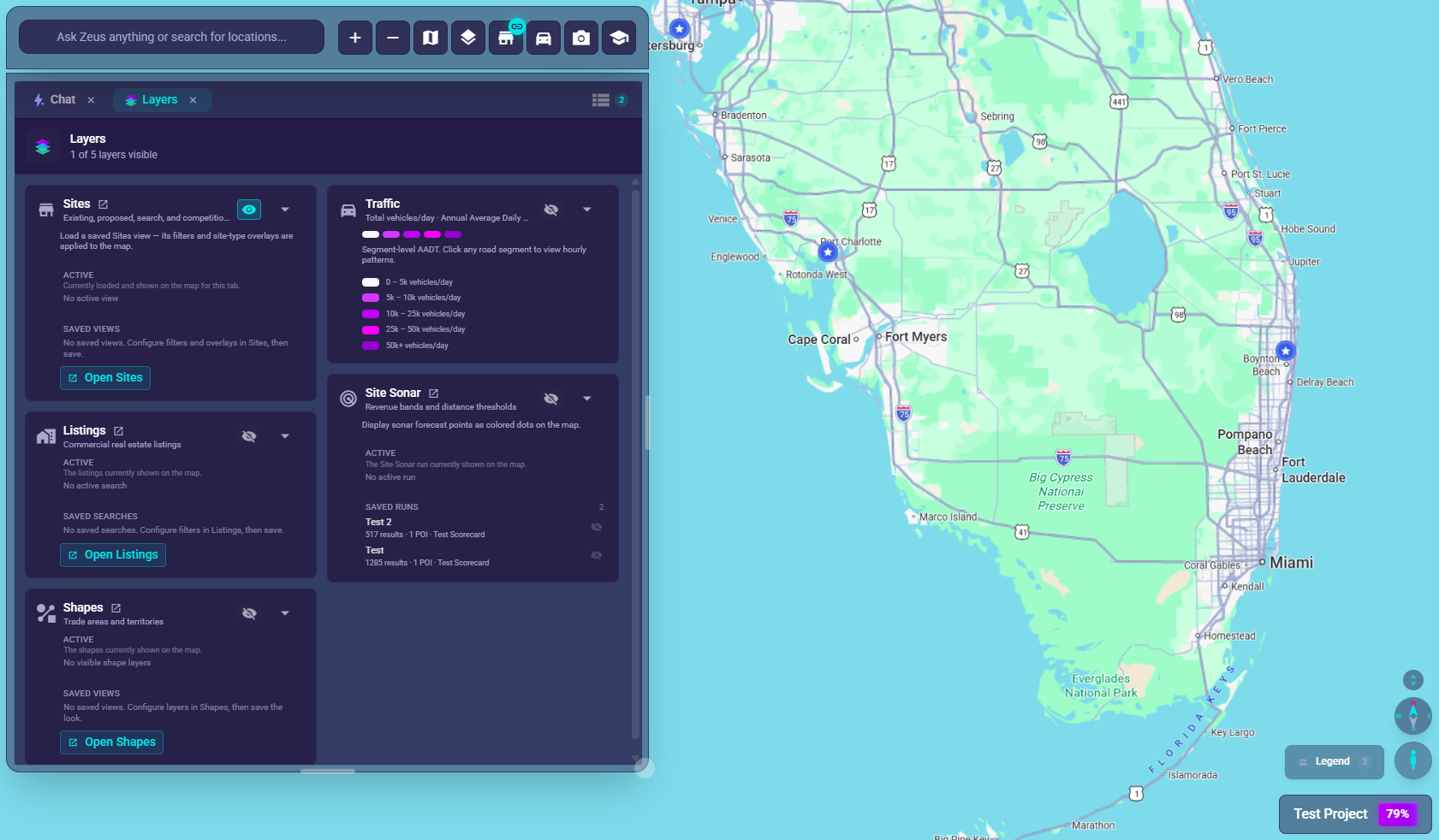 Current Layers tab view